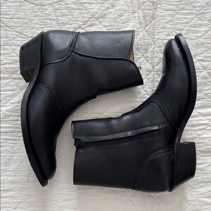 Boulet Western Side Zip Ankle Boots